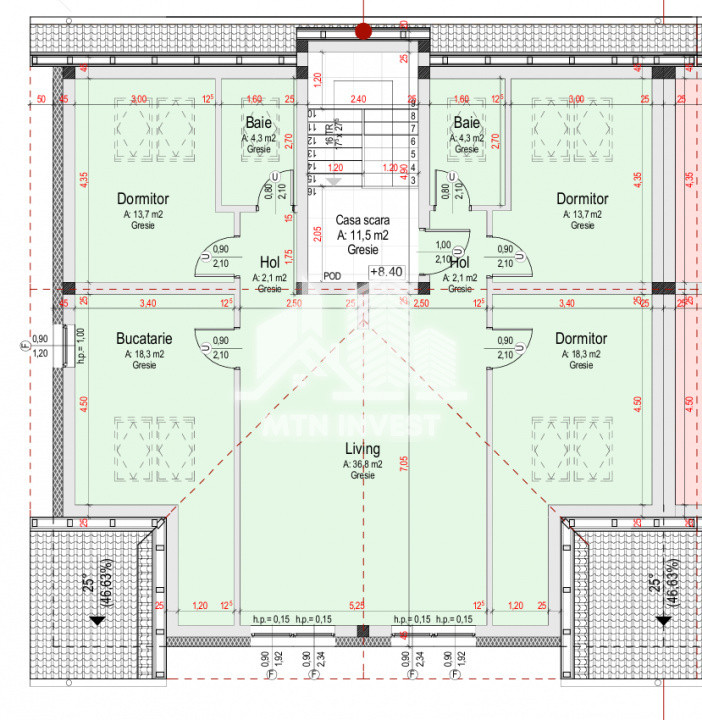 Apartament 4 Camere | 113,6 mp La Cheie | Cristian Sibiu