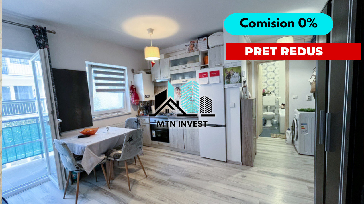 Apartament 2 Camere de Vânzare în Turnișor – Mobilat, Balcon Generos