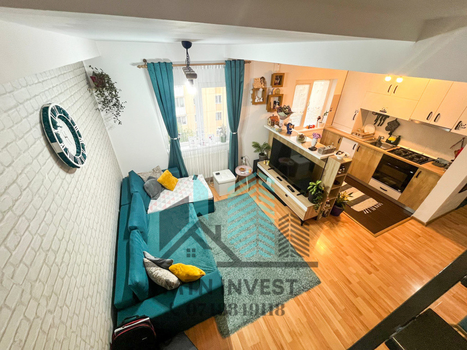 Apartament 2 camere de vanzare in Sibiu 1155 Euro/ mp, zona Rahovei 61,9 mp util