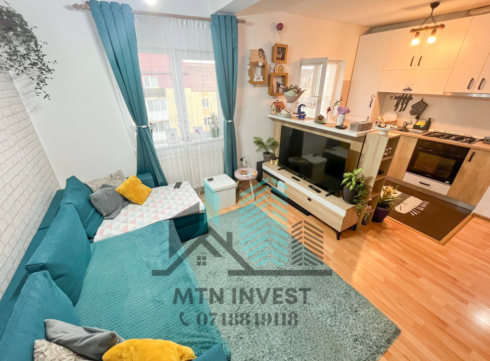 Apartament 2 camere de vanzare in Sibiu 1155 Euro/ mp, zona Rahovei 61,9 mp util