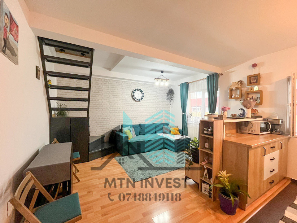 Apartament 2 camere de vanzare in Sibiu 1155 Euro/ mp, zona Rahovei 61,9 mp util