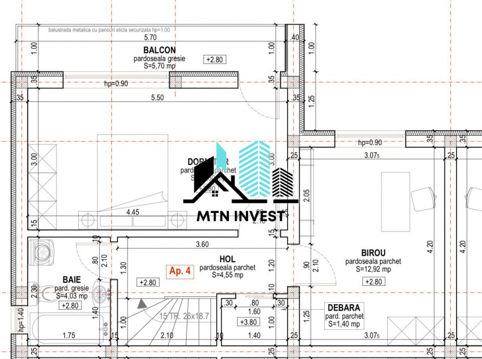 Comision 0%! Casa noua cu 3 camere,170 mp curte si parcare Cartier Arhitectilor