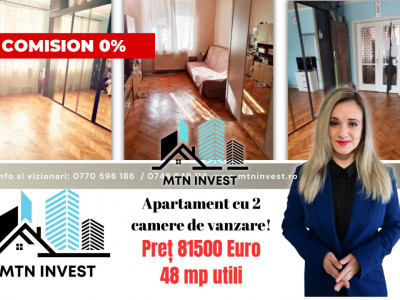 Apartament 2 Camere de Vanzare pe Vasile Milea, Sibiu  