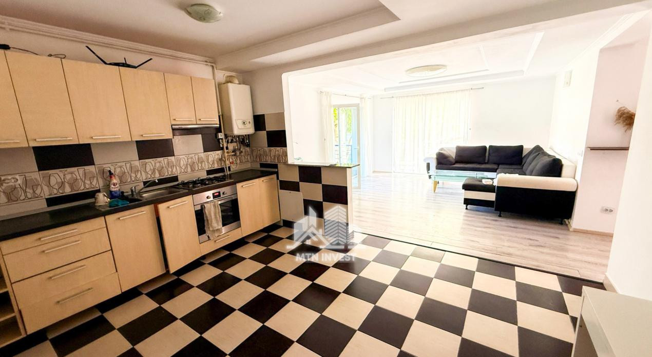 Apartament 3 camere 77,30 mp cu gradina 40 mp in Cisnadie | Renovat | Parcare 