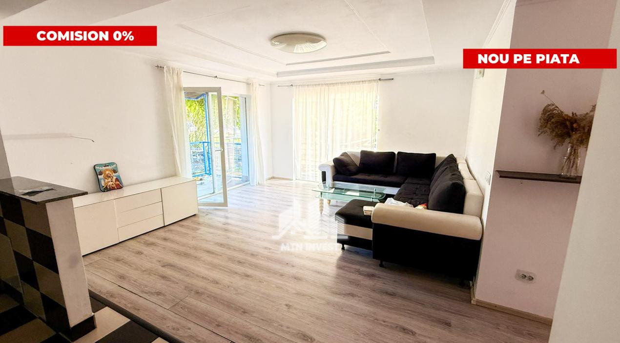 Apartament 3 camere 77,30 mp cu gradina 40 mp in Cisnadie | Renovat | Parcare 